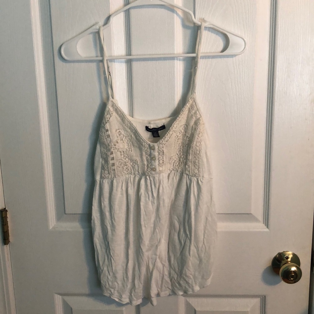 AEO white spaghetti strap shirt